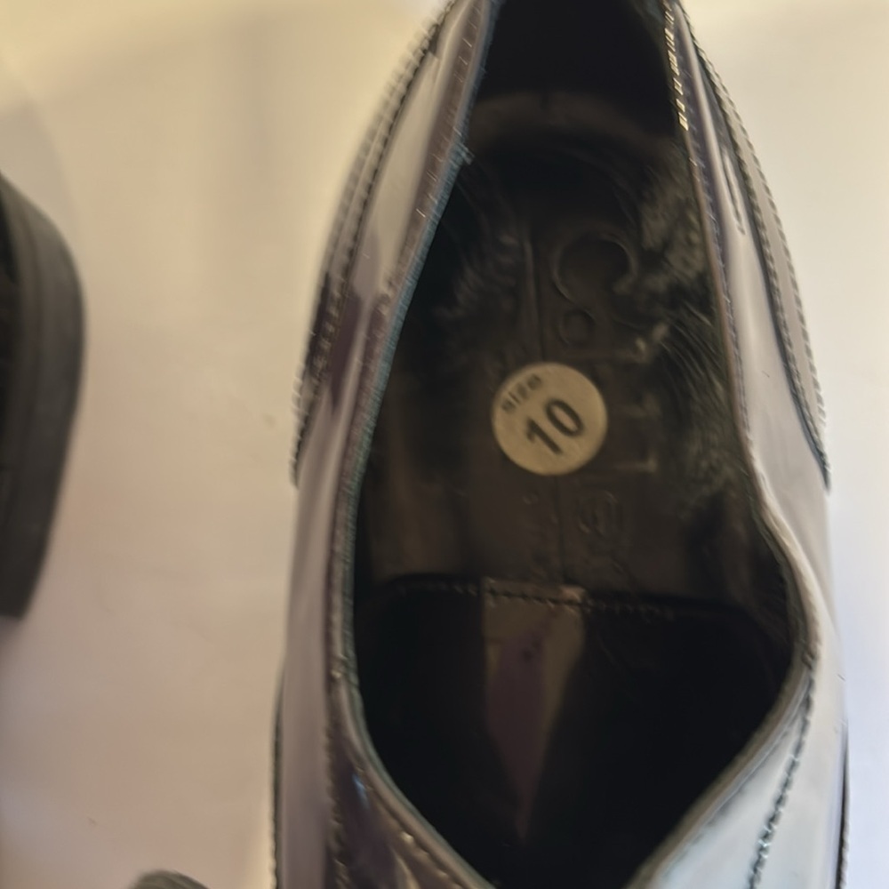 Cobbler Black Patent Leather Men’s Dress Shoes - Picture 4 of 15